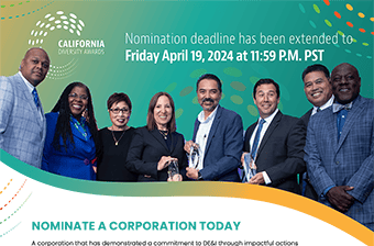 NOMINATION DEADLINE EXTENDED for 2024 California Diversity Awards ...